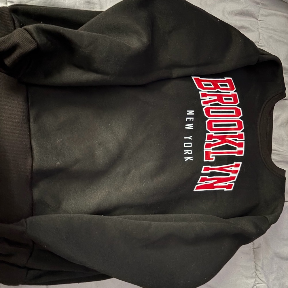 Brooklyn New York Black Sweatshirt